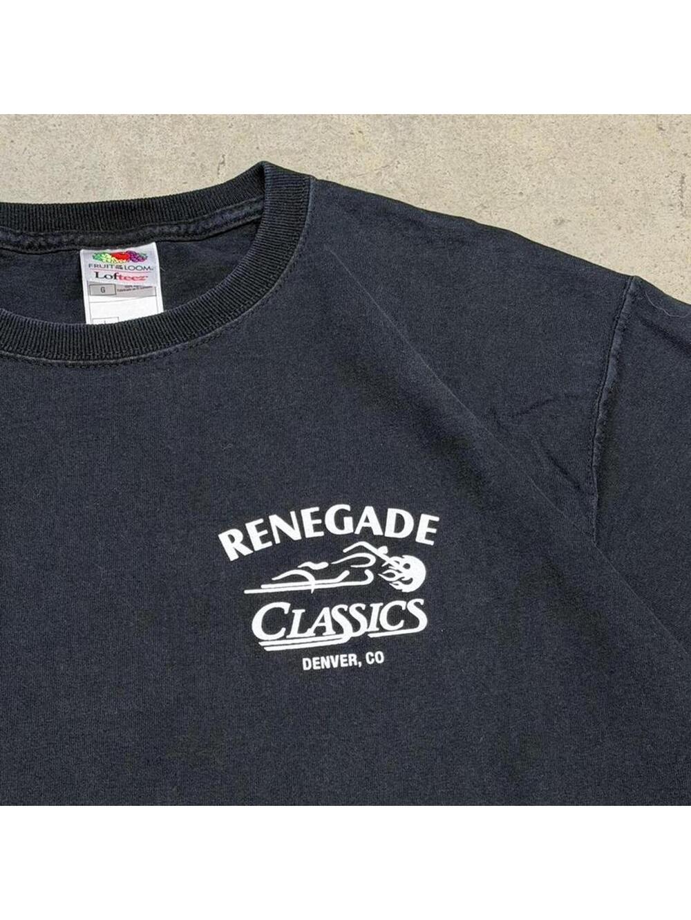 Vintage West Coast Choppers Style Renegade Classics T Shirt Mens Large Biker Y2K - Picture 3 of 5